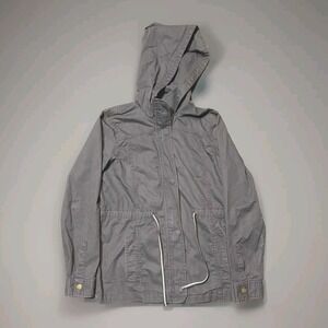 Gap Women Cinch Waist Drawstring Zip Jacket Size Small